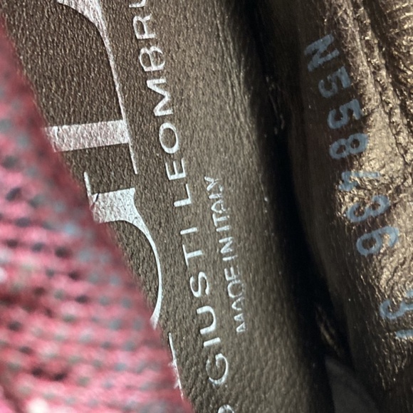 AGL Attilio Giusti Leombruni Ballet Flats Women’s 37 US 7 Burgundy Cap Toe EUC - Picture 15 of 15